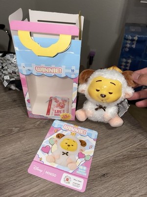 100% AUTHENTIC MINISO Disney Winnie The Pooh Vinyl Plush Pendant Sheep Mouton