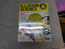 4M Kidz Labs Illusion Science Kit STEM Optical Tricks Set Ages 8 New Sealed