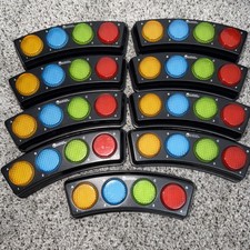 Learning Resources Lot Of 9 Classroom Answer Quiz 4 Button Strip Buzzer School