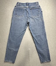 Vintage Wrangler Jeans Womens 12 Blue High Rise Tapered Leg Denim 90s YKK USA
