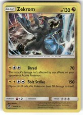 ZEKROM - 46/70 - Moderately Played - Dragon Majesty - Holo Rare - Pokemon