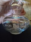 Vintage Avon Blue Lotus After Bath Freshener Bottle Great Shape 1960-70s — photo 3