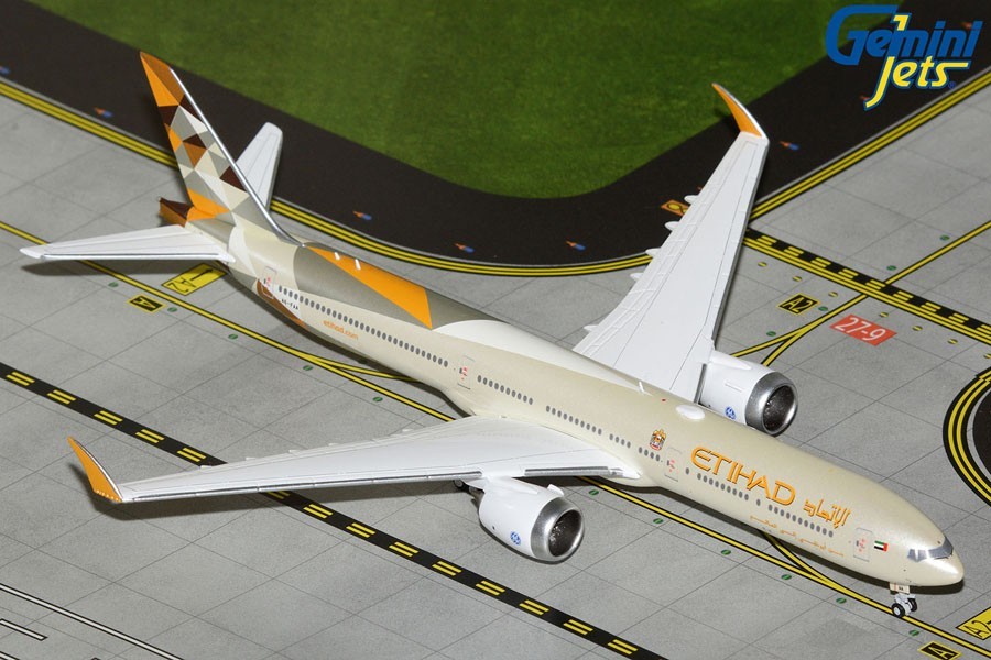 Etihad Airways Boeing 777-9X A6-FAA GJETD2277 Gemini Jets Scale 1