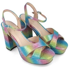 Menbur Multicolor Glitter Effect Sandal Women