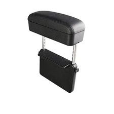 Car Console Armrest Box Arm Rest Height Adjustable Comfort Elbow Pad Black