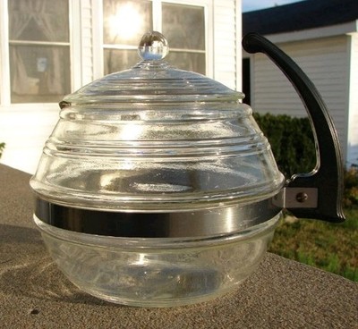 Unusual Glass Beehive Teapot - Vintage - Pyrex Similar - Rare!