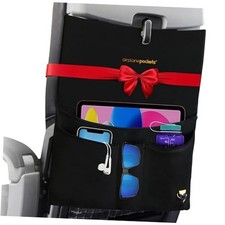 Airplane Tray Table Cover with Pocket Organizer  Seat Back Organizer 