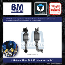 Catalytic Converter Type Approved + Fitting Kit fits CITROEN C4 CACTUS VTi 1.2
