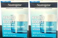 2x Neutrogena Hydro Boost Face Moisturizer with Hyaluronic Acid Extra Dry 1.7 oz