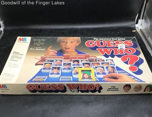 Vintage Guess Who? Boardgame Milton Bradley 1987