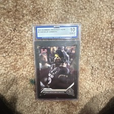 2023 Topps Bowman Univ Now Shedeur Sanders #5 Colorado Buffaloes ISA GEM MT