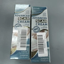 2 Packs Advanced Scar Cream Gel 50 ml Scar Removal Treatments Exp 05/26