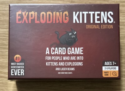 *NEW SEALED* Exploding Kittens Original Edition Hilarious Family Card Game