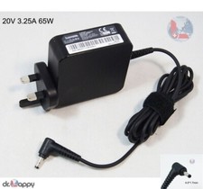 65W UK Wall AC Adapter Power Charger for Lenovo L3-15ITL6 82HL Round Tip