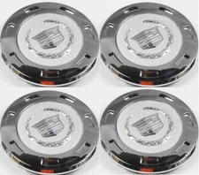 4 PCS 2007-2014 CADILLAC ESCALADE CHROME 22" 7 SPOKE WHEEL CENTER CAP NEW 