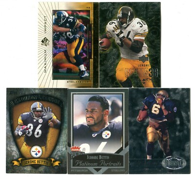 [5シリ]Jerome bettis nfl auto Jerome Bettis Five Star Auto Steelers | eBay