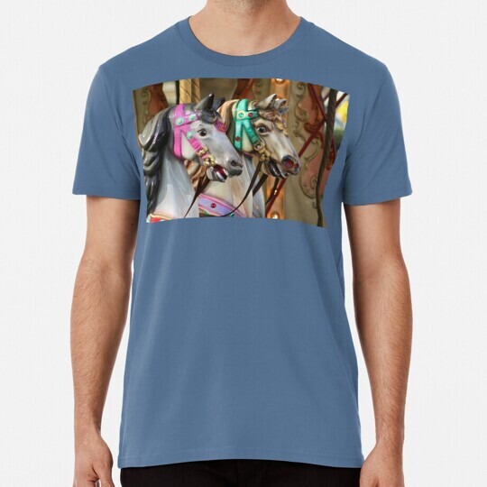 Vintage Carousel Horses Size S to 5XL Made in the USA T-Shirt