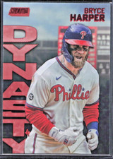 2022 Stadium Club Dynasty and Destiny Red #1A Bryce Harper - Phillies MINT