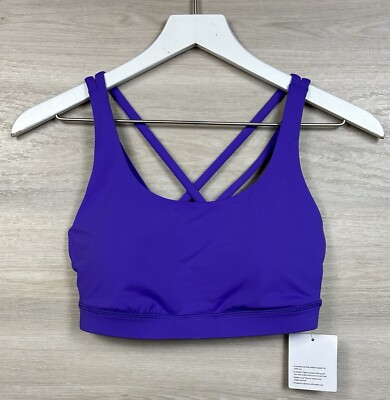 Lululemon Energy Bra Size 4 B/C Medium Support 💜 Atomic Purple