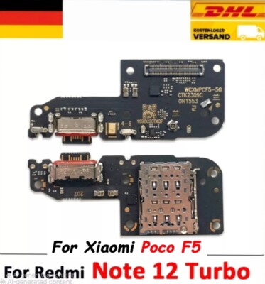 Xiaomi Redmi Note 12 Turbo/POCO F5  Ladebuchse Dock Connector Charging PORT