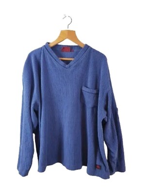 LEE COOPER - MEN'S NAVY BLUE SWEATSHIRT / JUMPER (SIZE REGULAR FIT / XL