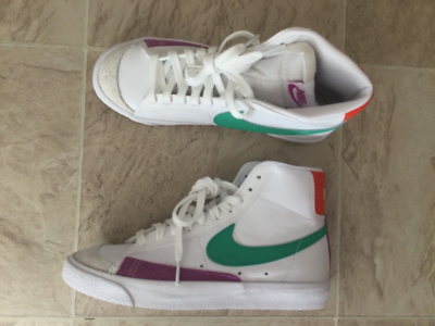 New Nike Blazer Mid 77 White Green Purple Orange Retro CZ1055-123