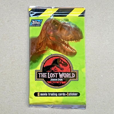 Jurassic Park - The Lost World (1997) Trading Cards Booster Pack *sealed* Topps