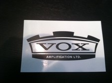 Vox Amplifiers Custom Shop Sticker  4x2.5" 