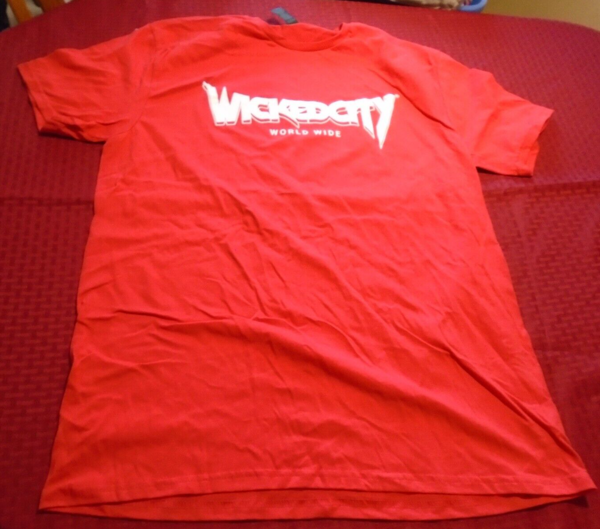 Wicked City World Wide Unisex T-Shirt Vintage Anime RED NWOT Size