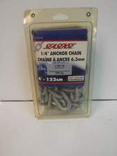 Seasense 1/4" ANCHOR CHAIN / 50074742 / Galvanized Marine Boat / 4ft 1/4" 9EB3