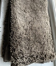 Restoration Hardware Faux Fur Reversible To Velvet Throw. BROWN
