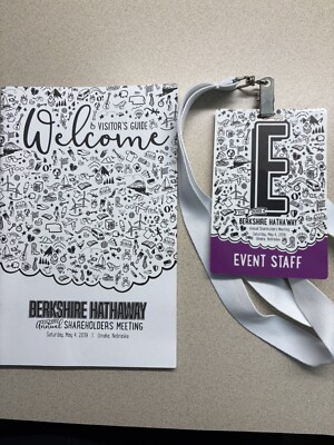 Berkshire Hathaway Warren Buffett 2019 Annual Shareholder Meeting Pass + Guide
