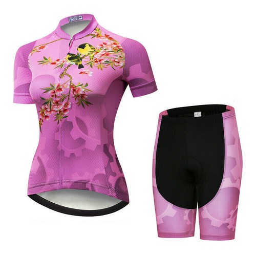 2024 cycling jersey set women's cycling jersey short sleeve padded cycling shorts bib shorts - Picture 13 of 16
