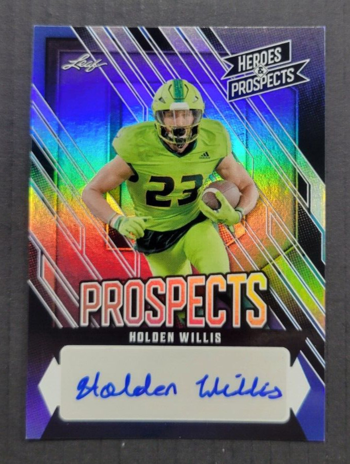 2024 Leaf Heroes & Prospects Holden Willis Auto #ed 30/49