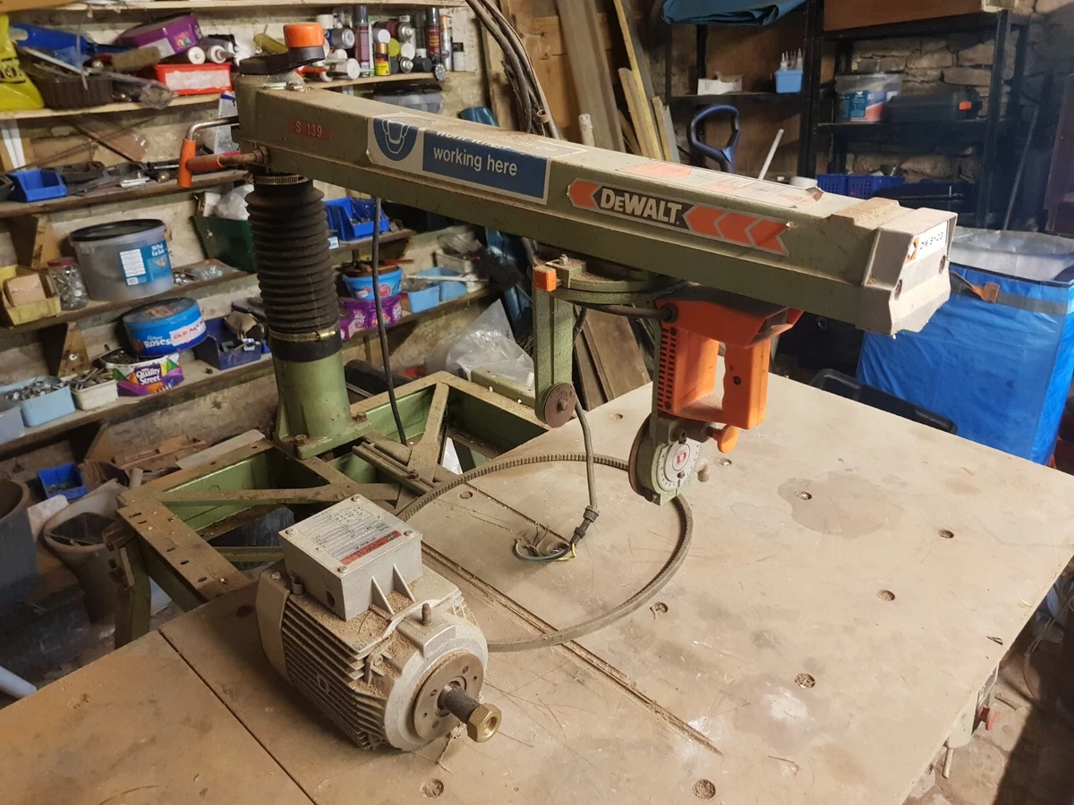 Dewalt DW 8103 Radial Arm Saw 3 Phase eBay