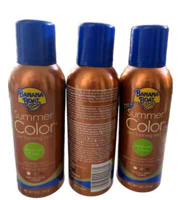 3 Pack Banana Boat Summer Color Self Tanning Mist by Banana Boat