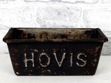 Antique Hovis Bread Loaf Tin British Bakery Baking Vintage Kitchenalia #E
