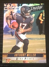 2019 Panini Prestige Anthony Miller Xtra Points Anthony Miller Gold Foil 25/25