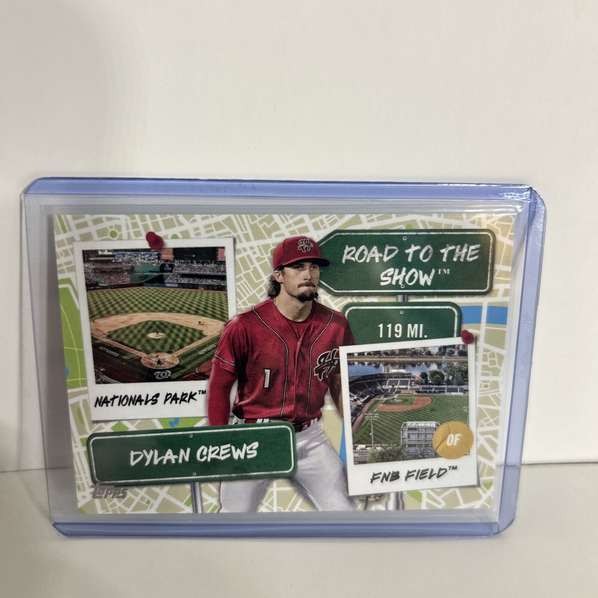Dylan Crews 2024 Topps Pro Debut Road to the Show Insert #RTTS-8 