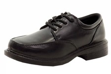 French Toast Boy's Mitch Black School Uniform Oxfords Shoes