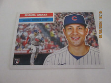 MIGUEL AMAYA CUBS 2023 TOPPS ARCHIVES 1956 TOPPS DESIGN ROOKIE CARD   #38. rookie card picture