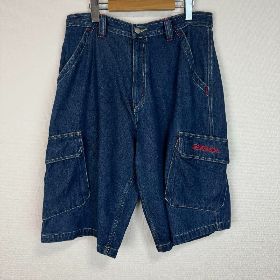 【COLOR iN ID】Rani bokashi short pants MITSUGU Sasaki/super Boro Boro Shorts/noragi/indigo Cotton