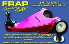BRACCIO OSCILLANTE TRAPEZIO SUPERIORE RINFORZATO SX FRAP ALFA ROMEO 147 156 GT