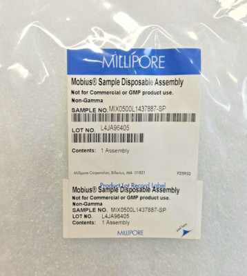 Millipore Mobius Mix Sample Disposable Assembly 500L Single Use
