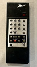 Vintage Zenith TV Remote Control TV/VCR 14-998A And Size J 7K67 Battery Untested