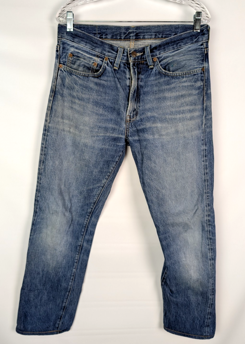 LEVI'S LVC Selvedge Big E 501Z XX Denim Jean 32 x 34 Actual 32x30