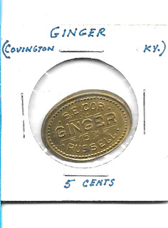 Covington KY Trade Token GINGER 5