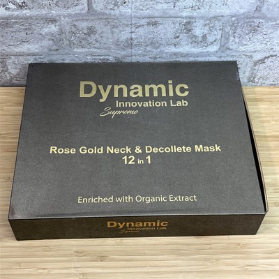 Dynamic Innovation Lab Supreme | Rose Gold Neck & Decollete Mask | 12 Pack