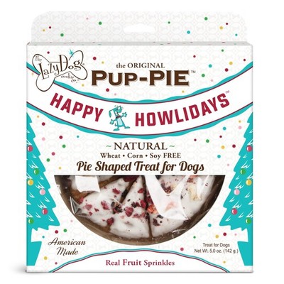 The Lazy Dog Cookie Co. Original Pup-Pie, Happy Howlidays Celebration Dog