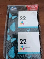 HP 22 Tri-Color Ink Cartridges Pack of Two Warranty ends May 2012